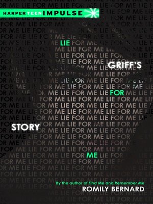 cover image of Lie for Me: Griff's Story